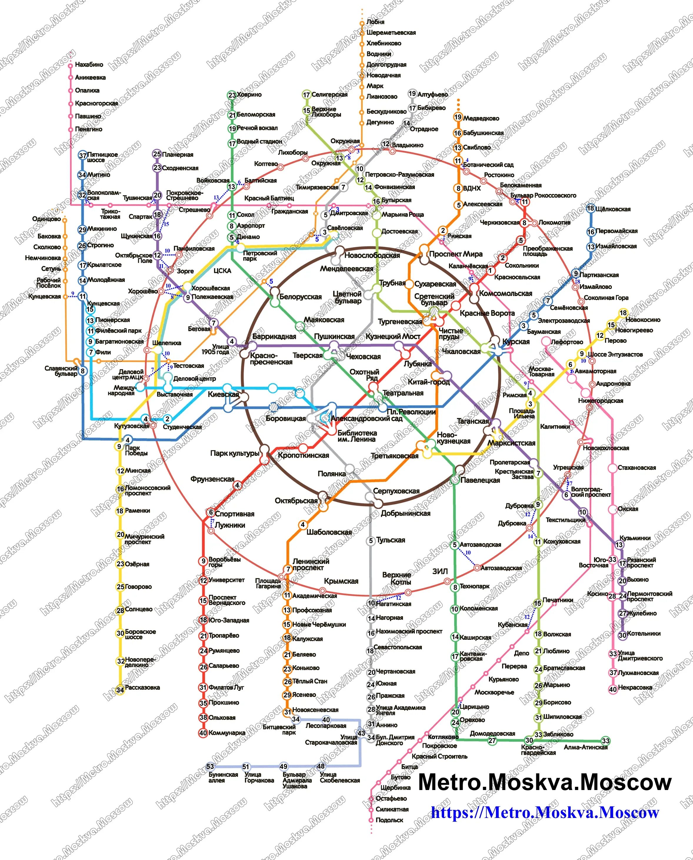 Карта метро новая москва фото Схема московского метро новая крупным планом