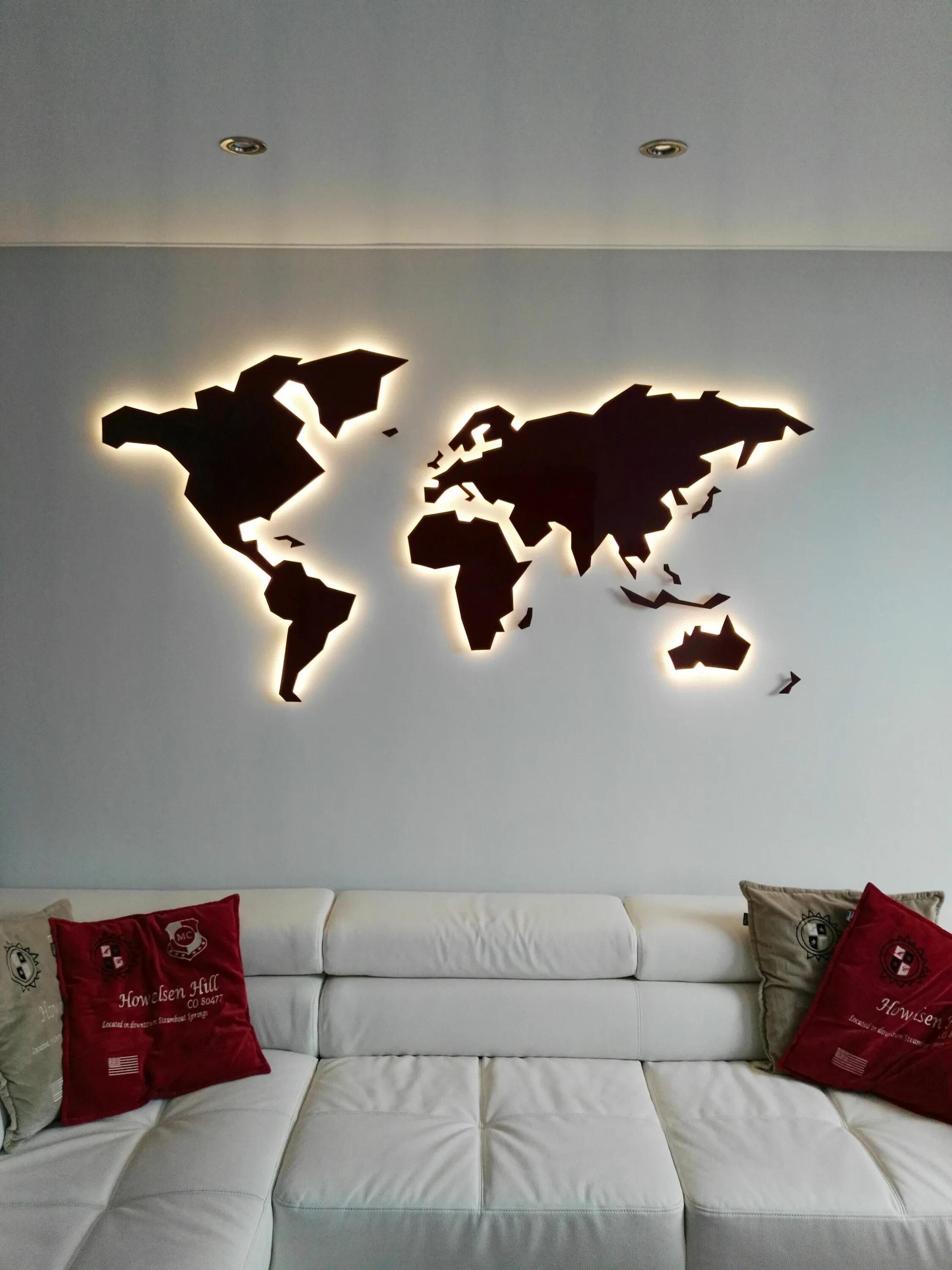 Карта мира декор на стену WALL ART IN STEEL GEOMUNDI WORLD MAPS MADE IN ATELIER PETER SPRENGERS HOLLAND 00
