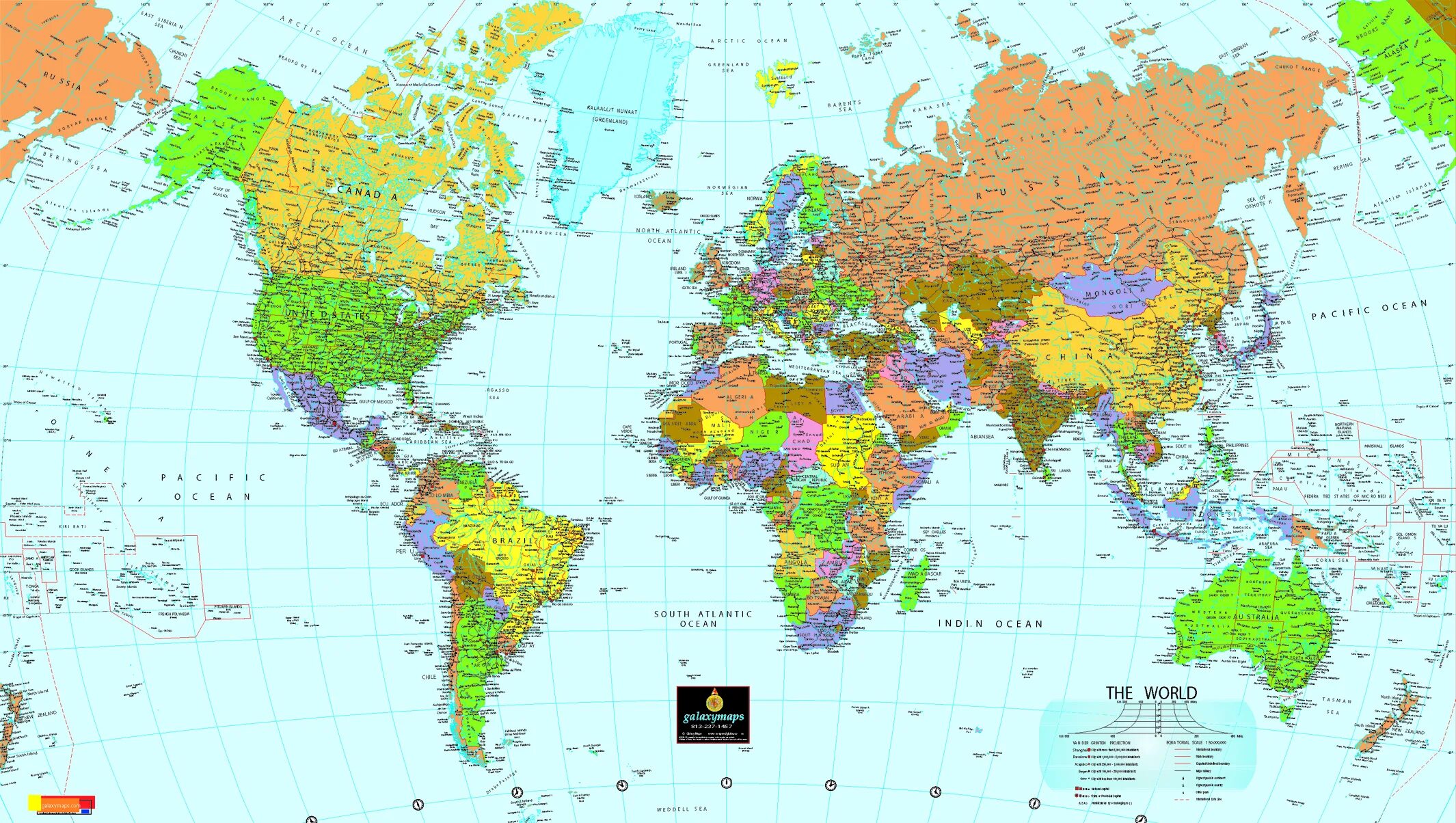 Карта мира фото русская Map wall mural, World map wallpaper, World map wall