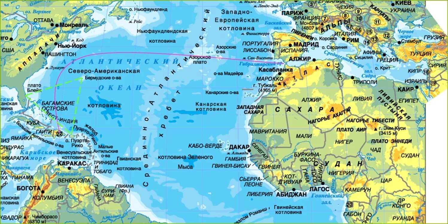Карта морей фото Карта морей и проливов