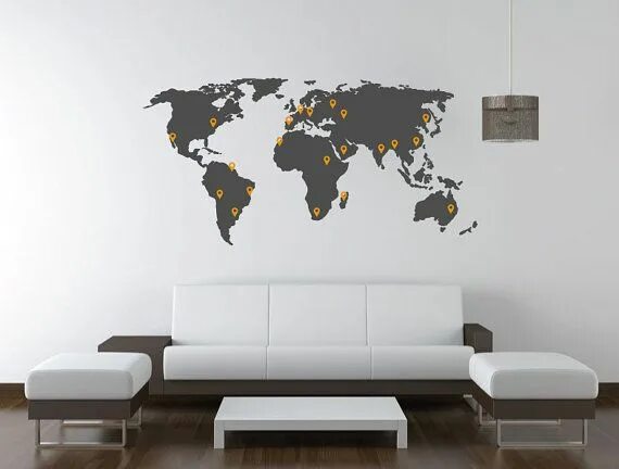 Карта на стене фото Hey, I found this really awesome Etsy listing at https://www.etsy.com/listing/16