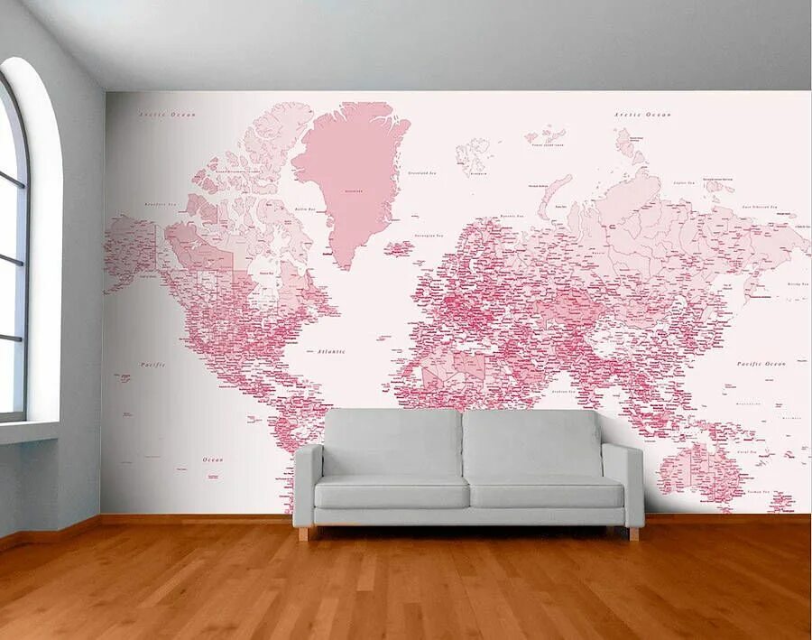Карта на стене фото personalised map wallpaper by thelittleboysroom notonthehighstreet.com Map wall 