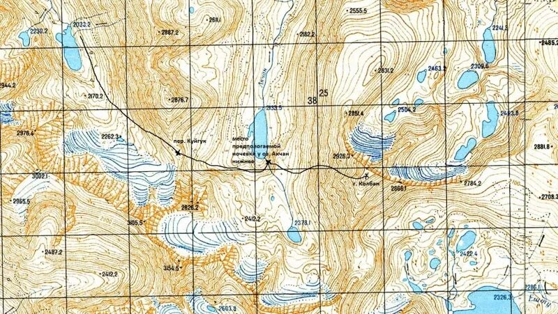 Карта озер фото Мульта-Куйгук-Акчан-Колбан - обсуждение на форуме НГС Новосибирск