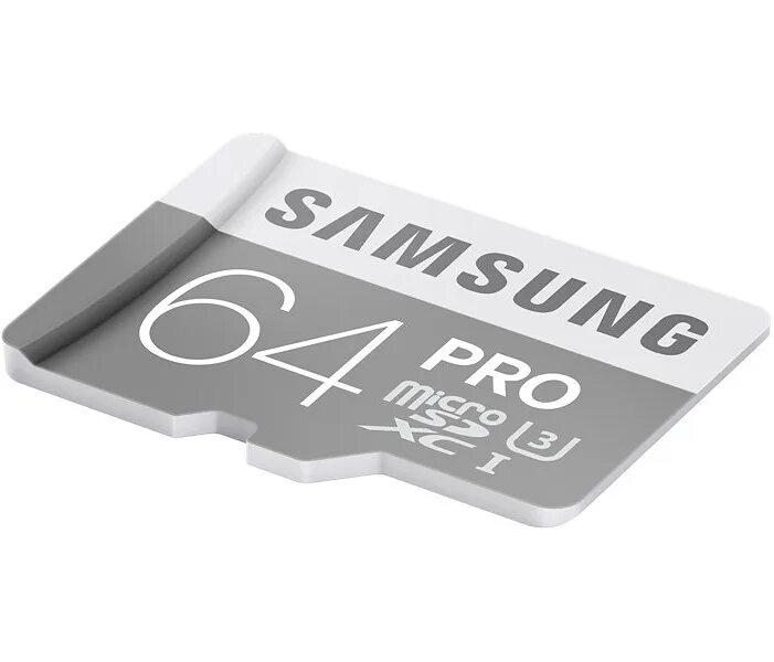 Карта памяти самсунг фото Карта памяти MicroSDXC Samsung PRO 64Gb Class10 SD адаптер: купить по цене 890 р