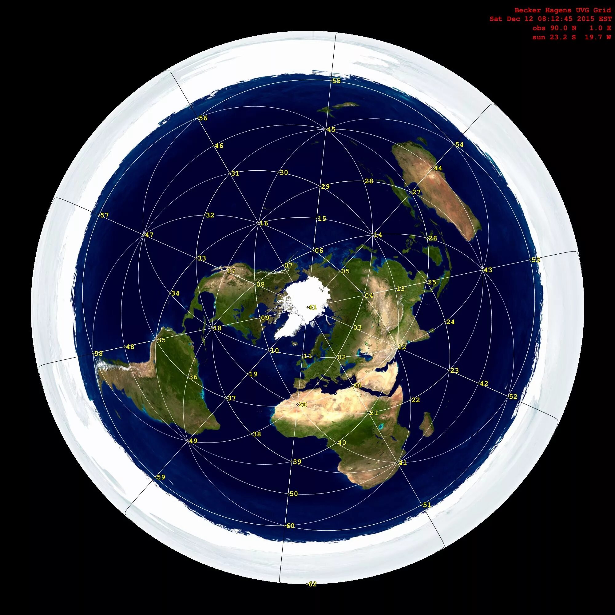 Карта плоской земли фото Earth Has Never Moved / A Flat-Earth UVG grid?