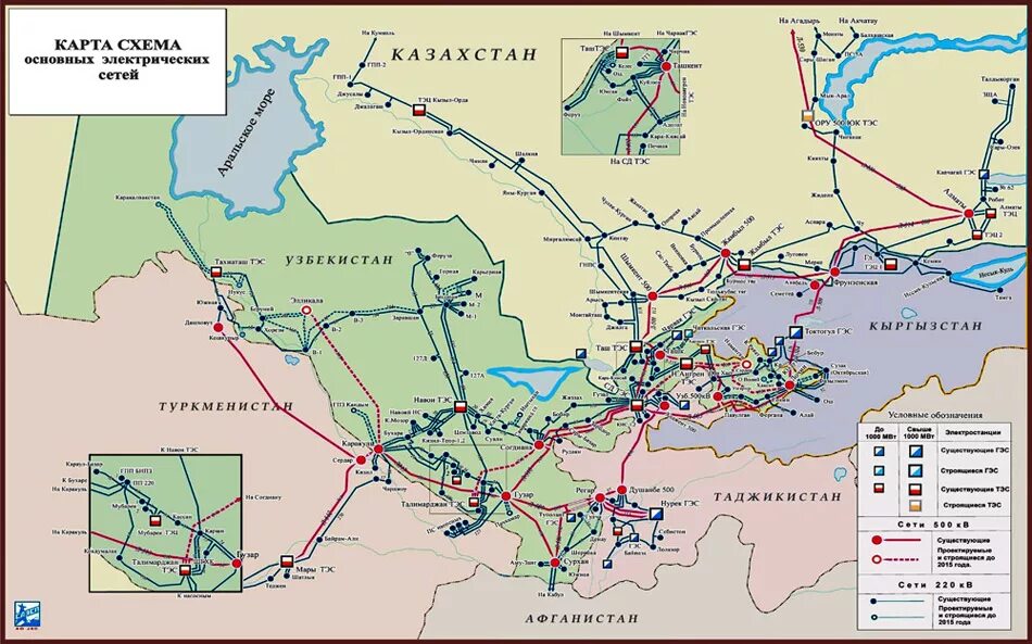 Карта схема электрических сетей Январь 2016 - АО "Бухарское Предприятие Территориальных Электрических сетей"