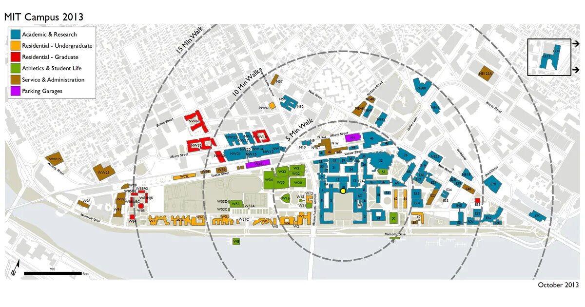 Карта схема расположения MIT 2030 the framework