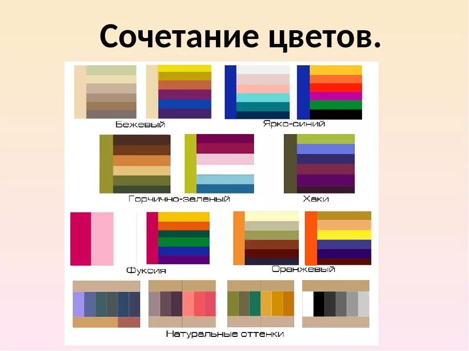Карта сочетания цветов в одежде Какие цвета хорошо сочетаются друг с другом: найдено 76 изображений