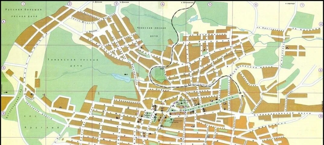 Карта ставрополя фото Tourist map of Stavropol, 1977. 2023 StavGeo ставропольский информационный порта