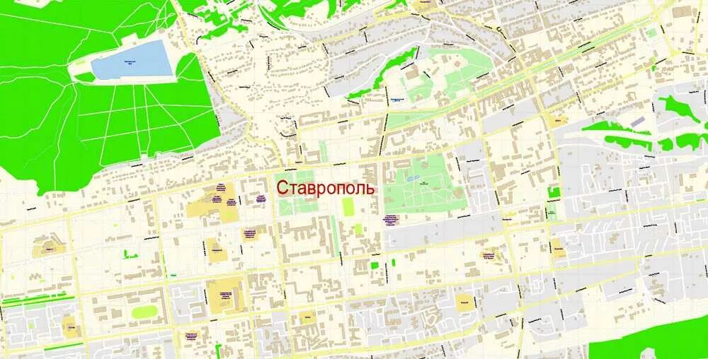 Карта ставрополя фото Показать на карте город ставрополь: найдено 83 изображений