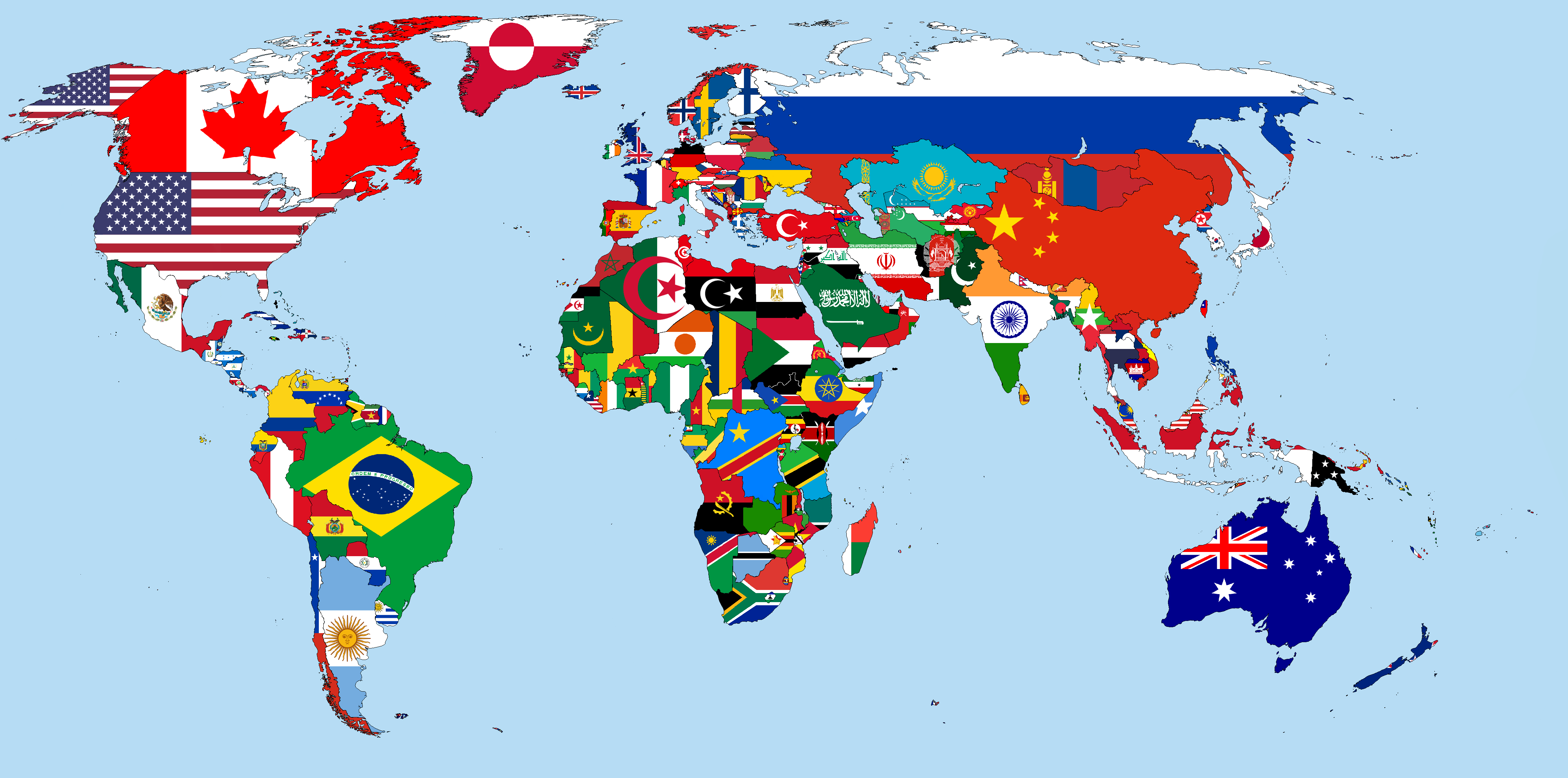 Карта стран мира фото Файл:Flag-map of the world (2013).png - Вікіпедія