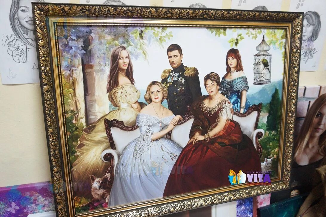 Картина по фото воронеж цена Pin on Портретная мастерская Vita -Studio