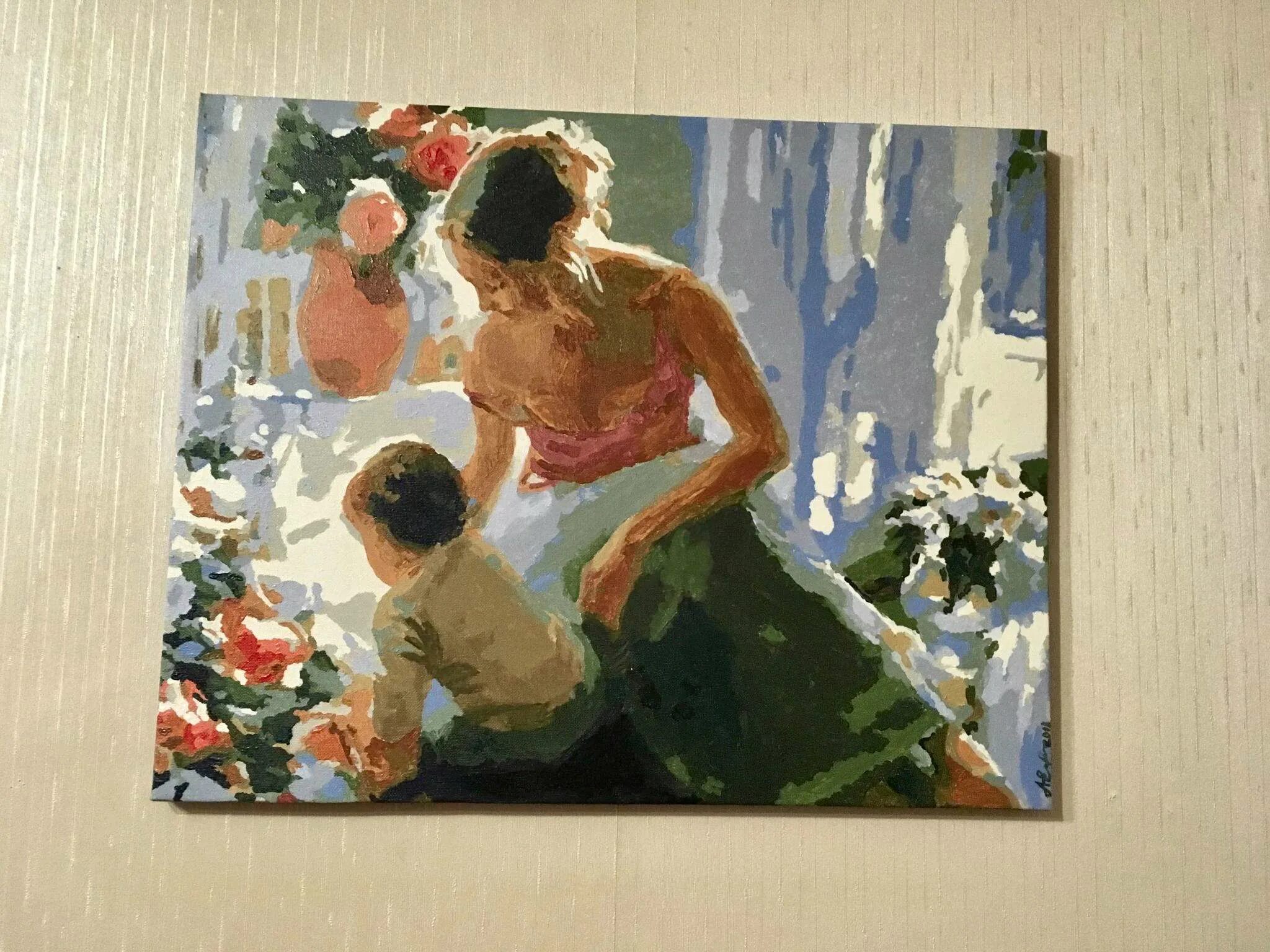 Картина по номерам по фото новосибирск Картина по номерам Menglei Любовь, 40*50 см MG6172 - купить по низкой цене в инт