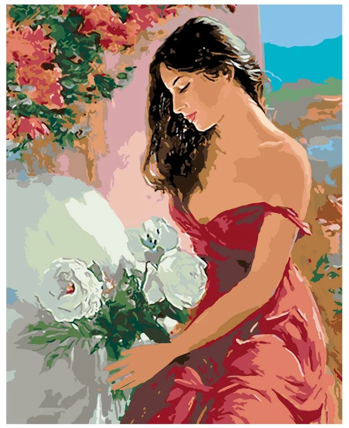 Картина по номерам по фото пенза Картина по номерам, 48 x 60, RO115, "Живопись по номерам", набор для раскрашиван