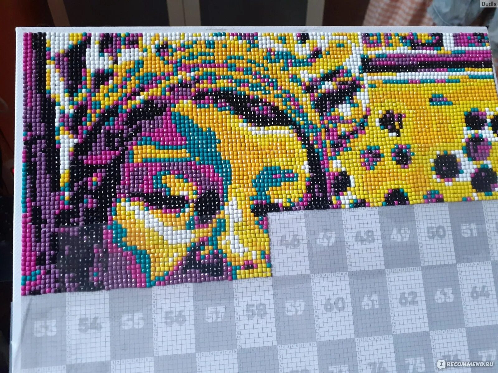 Картина по номерам по фото qbrix Алмазная фотомозаика QBRIX Pop-Art - "Блистательная алмазная мозаика QBRIX Pop-A