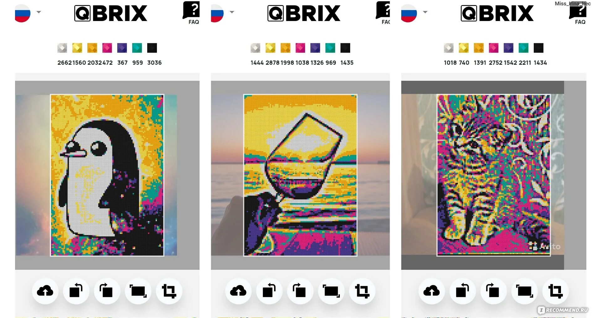 Картина по номерам по фото qbrix Алмазная фотомозаика QBRIX Pop-Art - "Отличная алмазная мозаика из собственного 