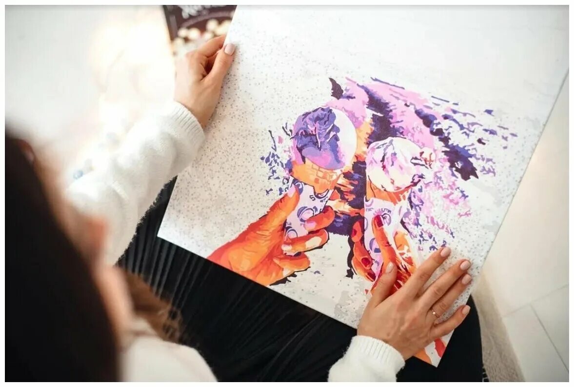 Картина по номерам по фото тюмень Картина по номерам Paintboy Original PK6013 (GX21962) "Зеркало души" 40х50см - к
