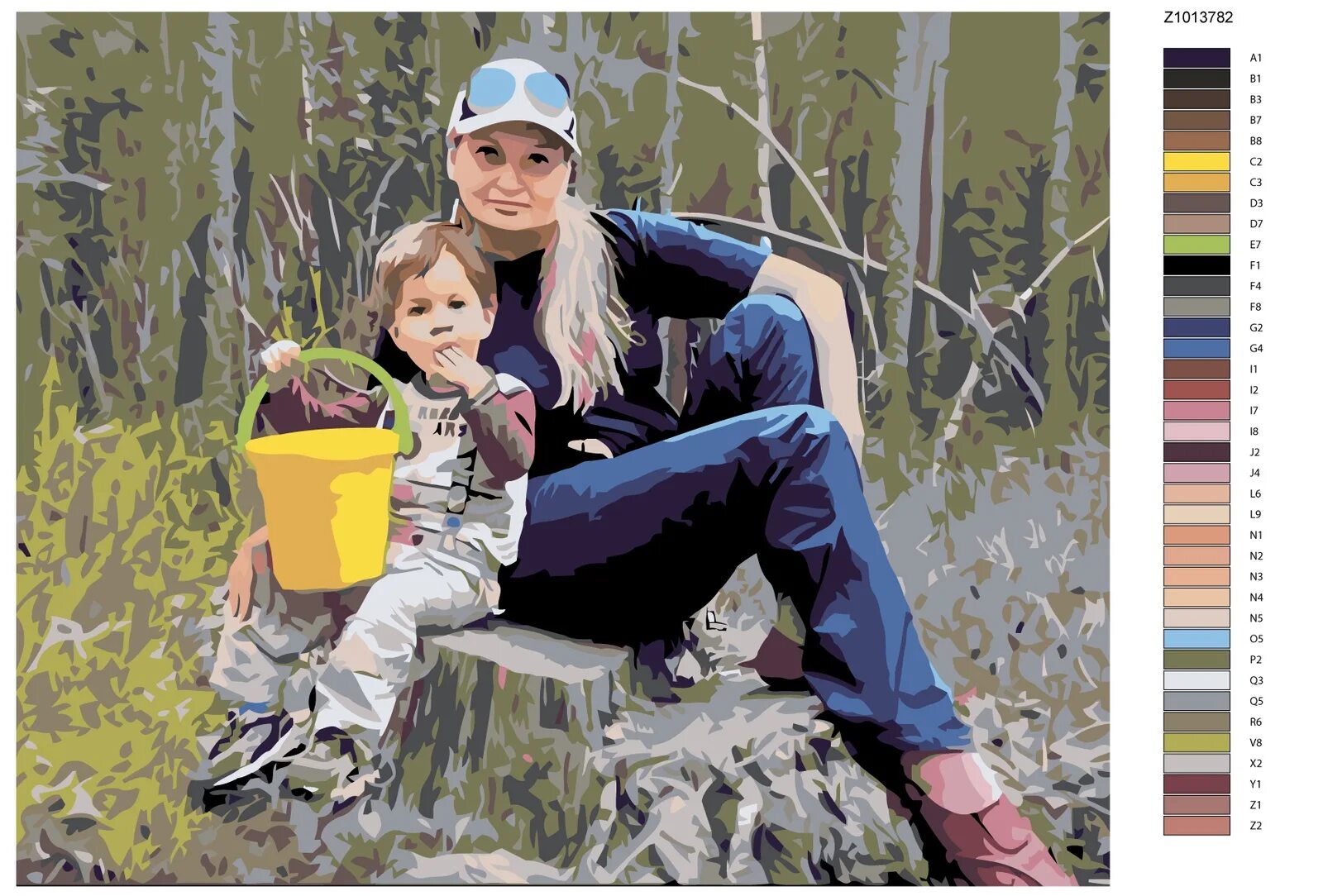 Картина по номерам по фото уфа Картина по номерам, 80 x 100, Z-Z1013782 - купить с доставкой по выгодным ценам 