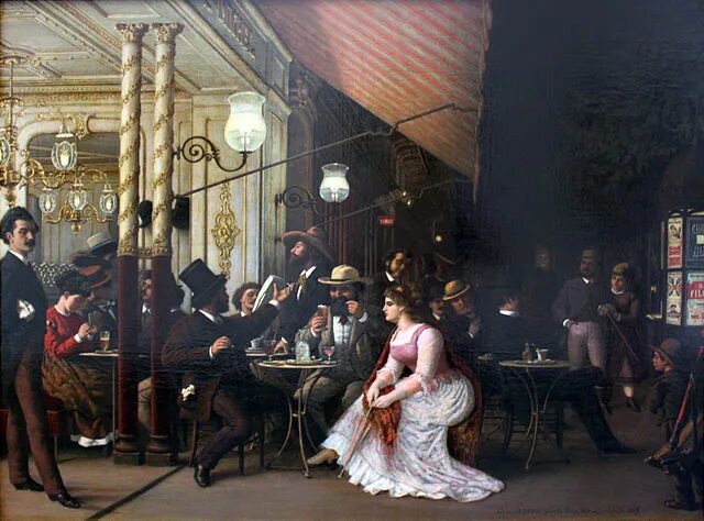 Картина репина парижское кафе фото File:1868 Jessen Pariser Café anagoria.JPG - Wikimedia Commons