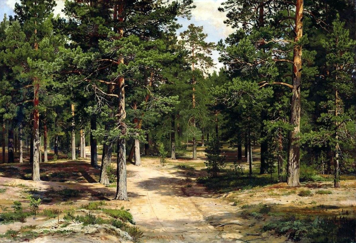 Картина шишкин лес фото Виртуальная прогулка по лесным тропинкам И.И. Шишкина 2022, Слободской - дата и 