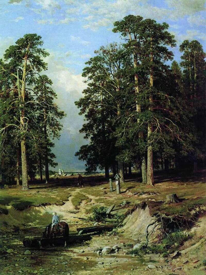 Картина шишкин лес фото ✔ 2011. Святой Ключ близ Елабуги. Криуша. - Honda CR-V (RE), 2,4 л, 2008 года фо