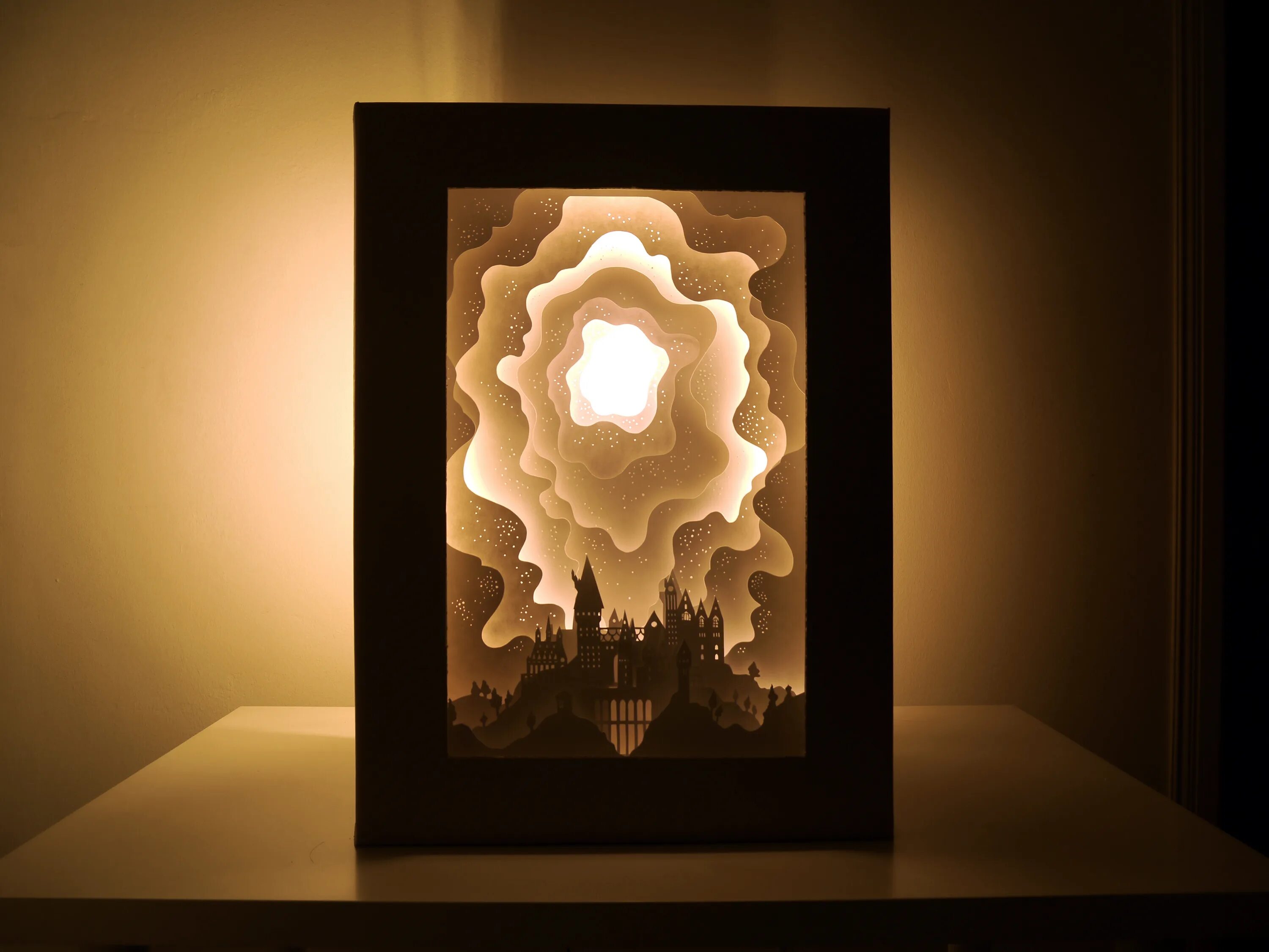 Картина светильник своими руками LUMOS - Paper Lightbox :: Behance