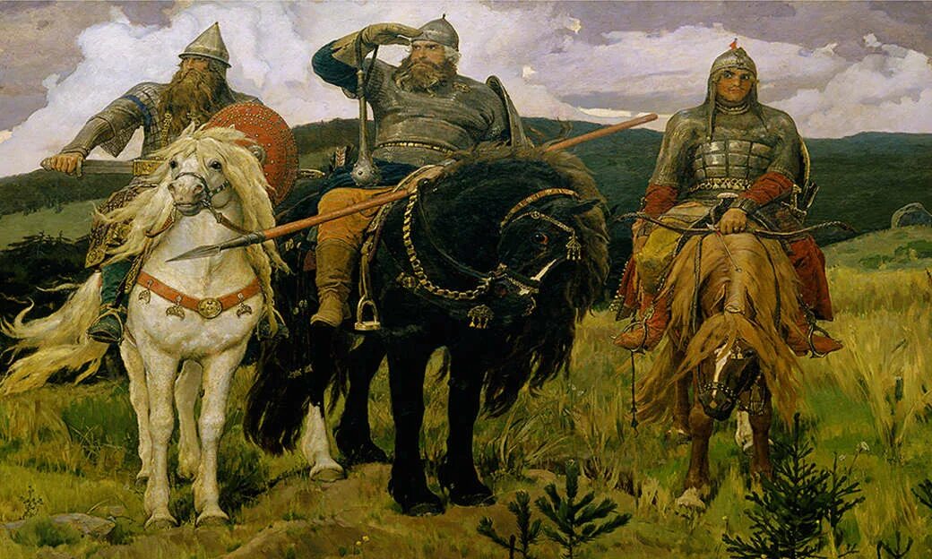 Картина три богатыря фото в хорошем качестве Богатырь Земли русской - Илья Муромец