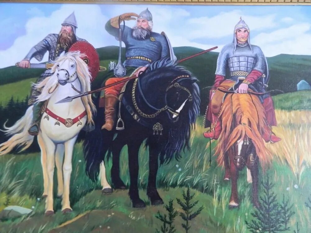 Картина три богатыря фото в хорошем качестве Викторина "Моя любимая Россия"