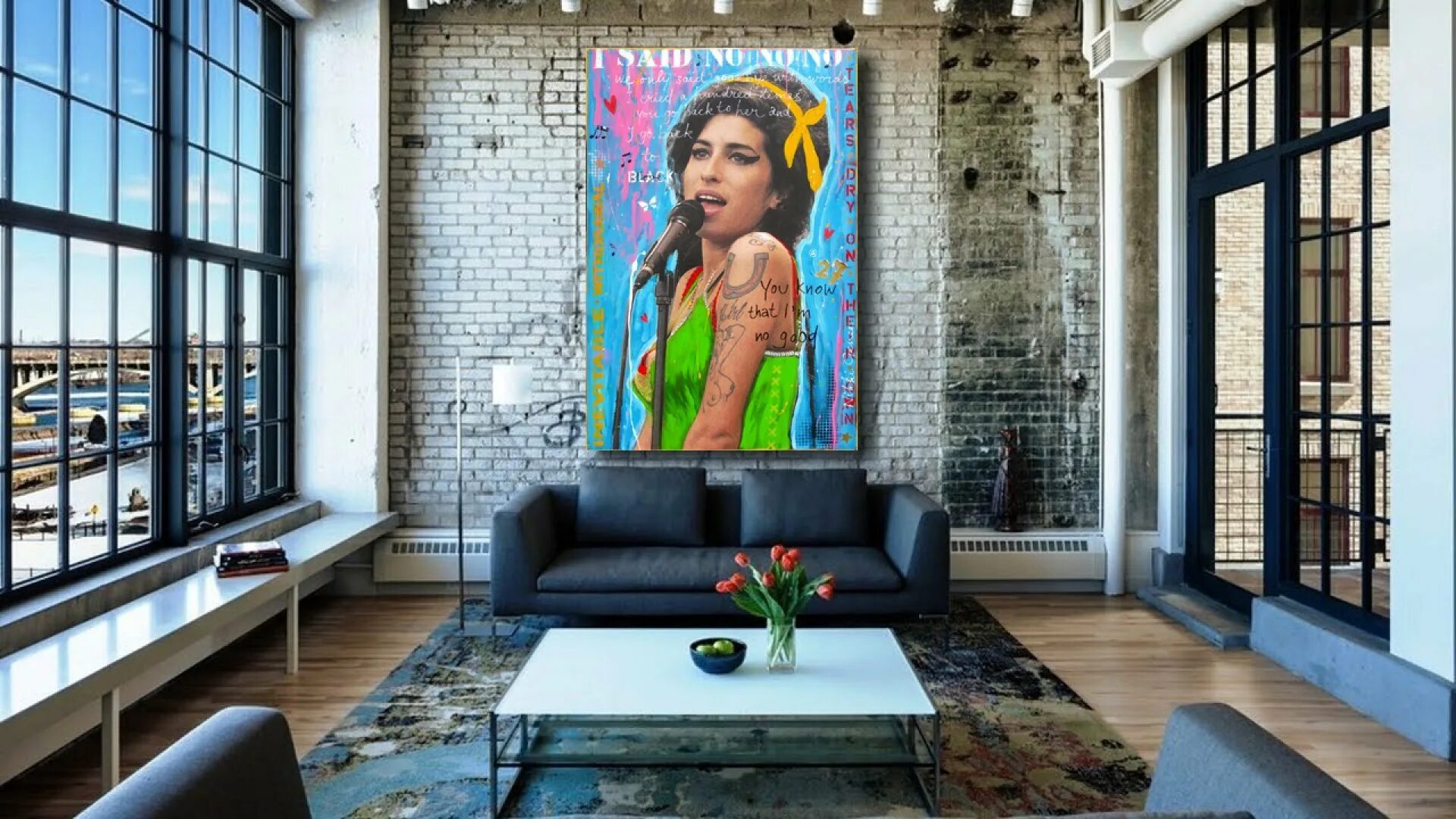 Картина в стиле лофт в гостиной Loft life: найдено 90 изображений