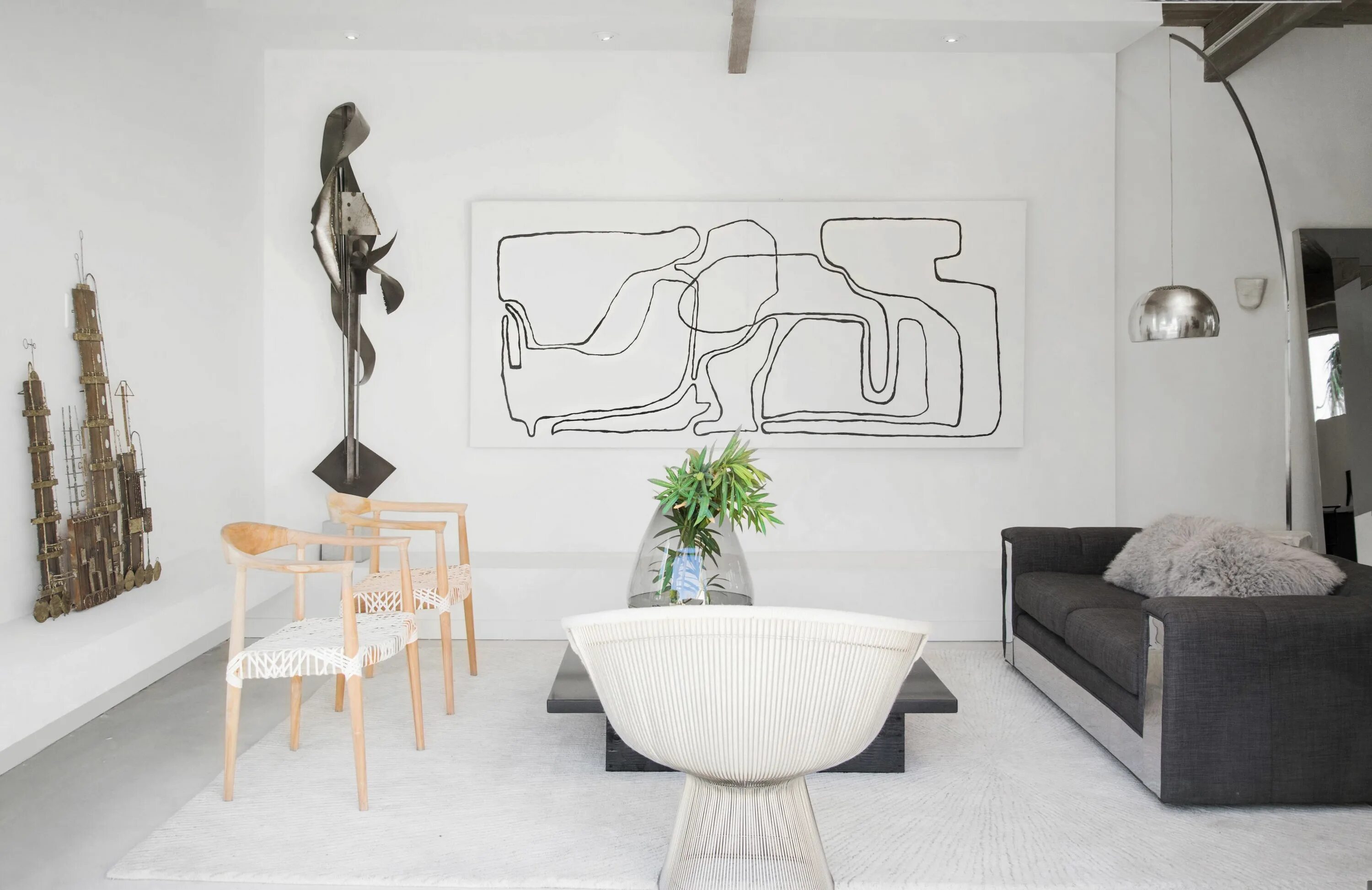 Картина в стиле минимализм для интерьера Search "mid century modern" from Q&A With American Dream Builders. Modern room d