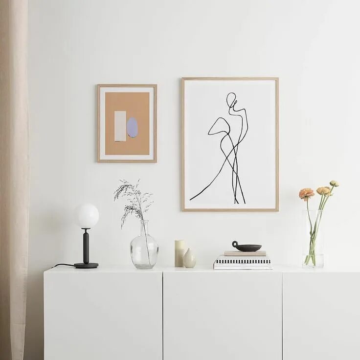 Картина в стиле минимализм для интерьера Summer House' by Lisa Wirenfelt and 'Portofino' by Peytil #theposterclub #thepos