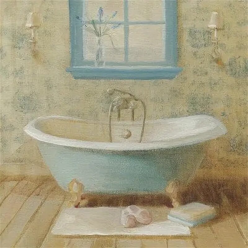 Картина в ванной комнате фото Danhui Nai, Posters and Prints at eu.art.com Victorian bath, Canvas art prints, 