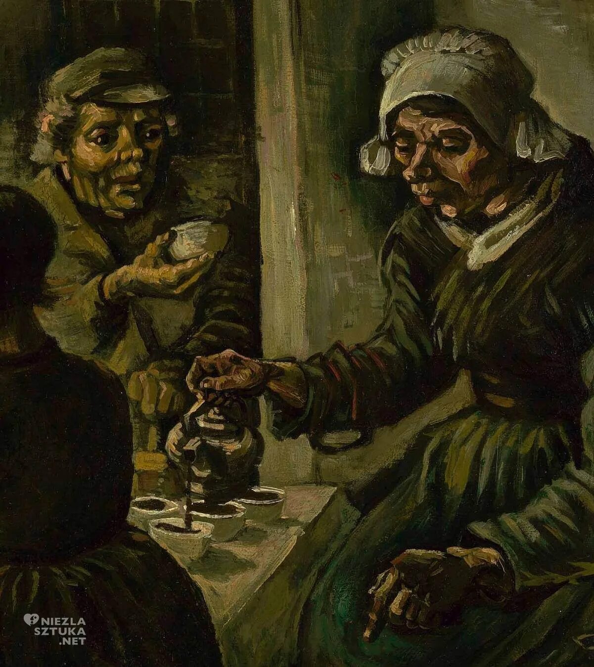 Картина ван гога едоки картофеля фото Vincent van Gogh "Jedzący kartofle" " Niezła sztuka