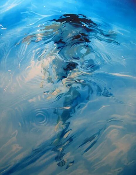 Картина воды фото Magazine - Sarah Harvey's Underwater Realism Water painting, Underwater painting