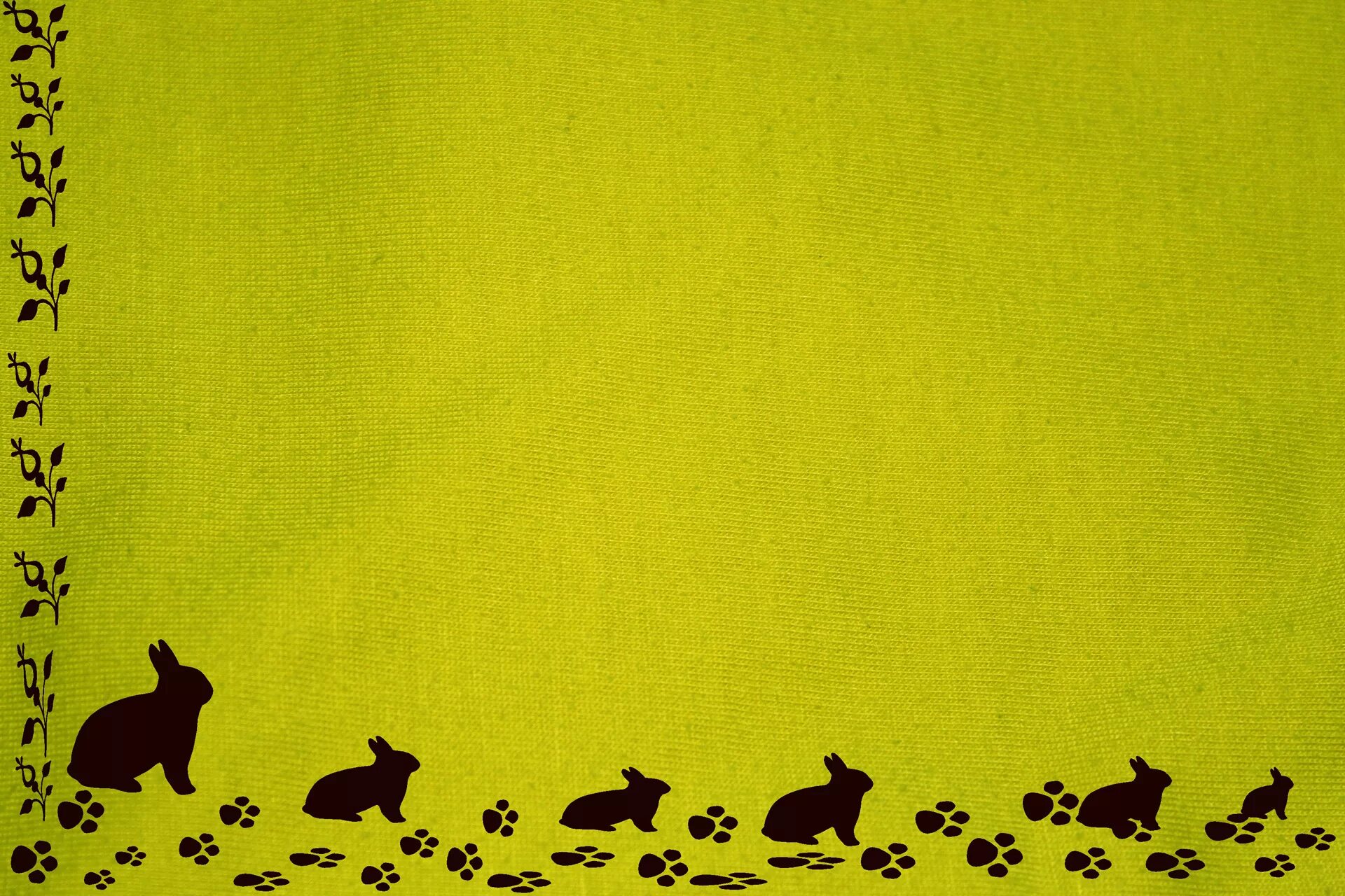 Картинка детская фон животные Download free photo of Green background,textile,cloth,rabbit print,claws print -