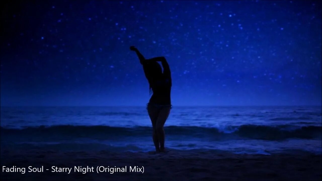 Картинка девушка фото ночь Starry Night (Original Mix) - Fading Soul Shazam