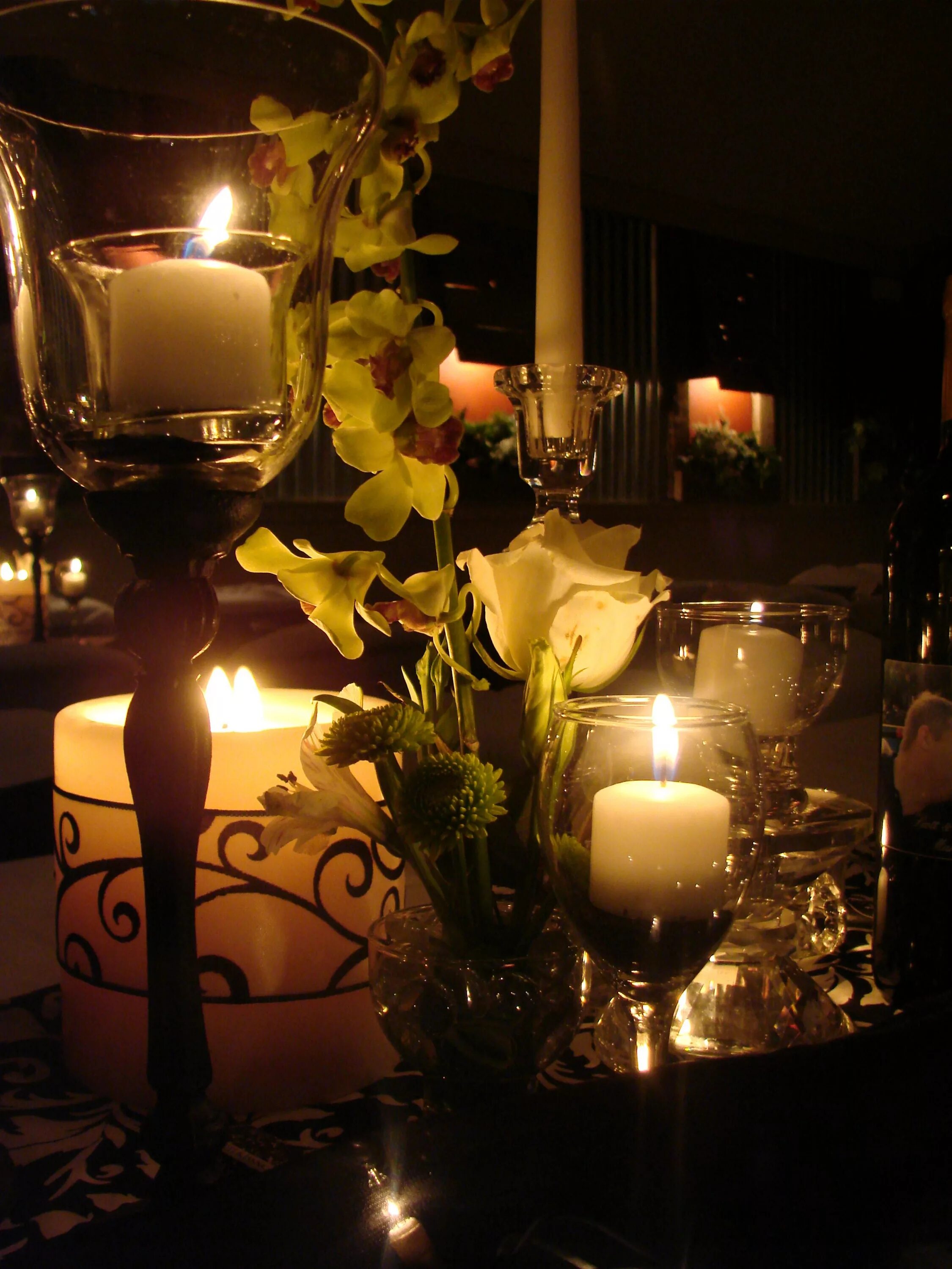 Картинка добро вечер романтик candle centerpiece Candle centerpieces, Big candles, Romantic candlelight