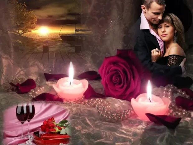 Картинка добро вечер романтик Память в смутных плывёт зеркалах Стихи - Нина Шендрик, мелодия и исполнение - Св