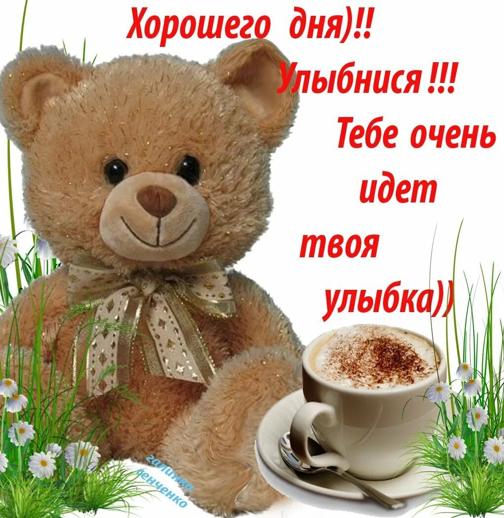 Картинка доброе хорошего дня целую Хорошего дня милый