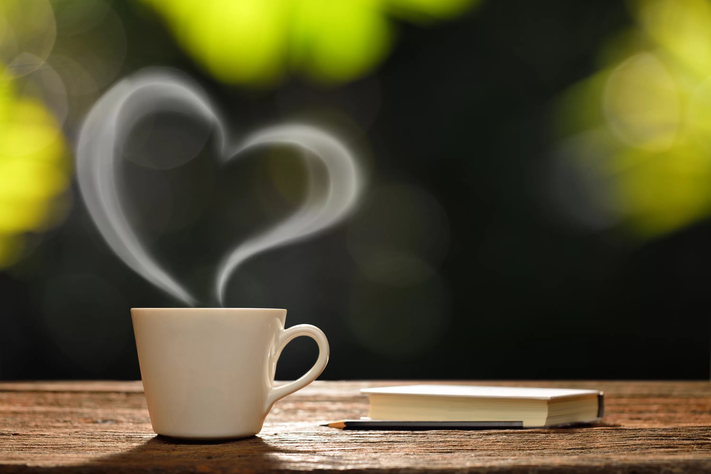 Картинка доброе сегодня лучший день Download wallpaper coffee, morning, Cup, love, hot, heart, romantic, coffee cup,