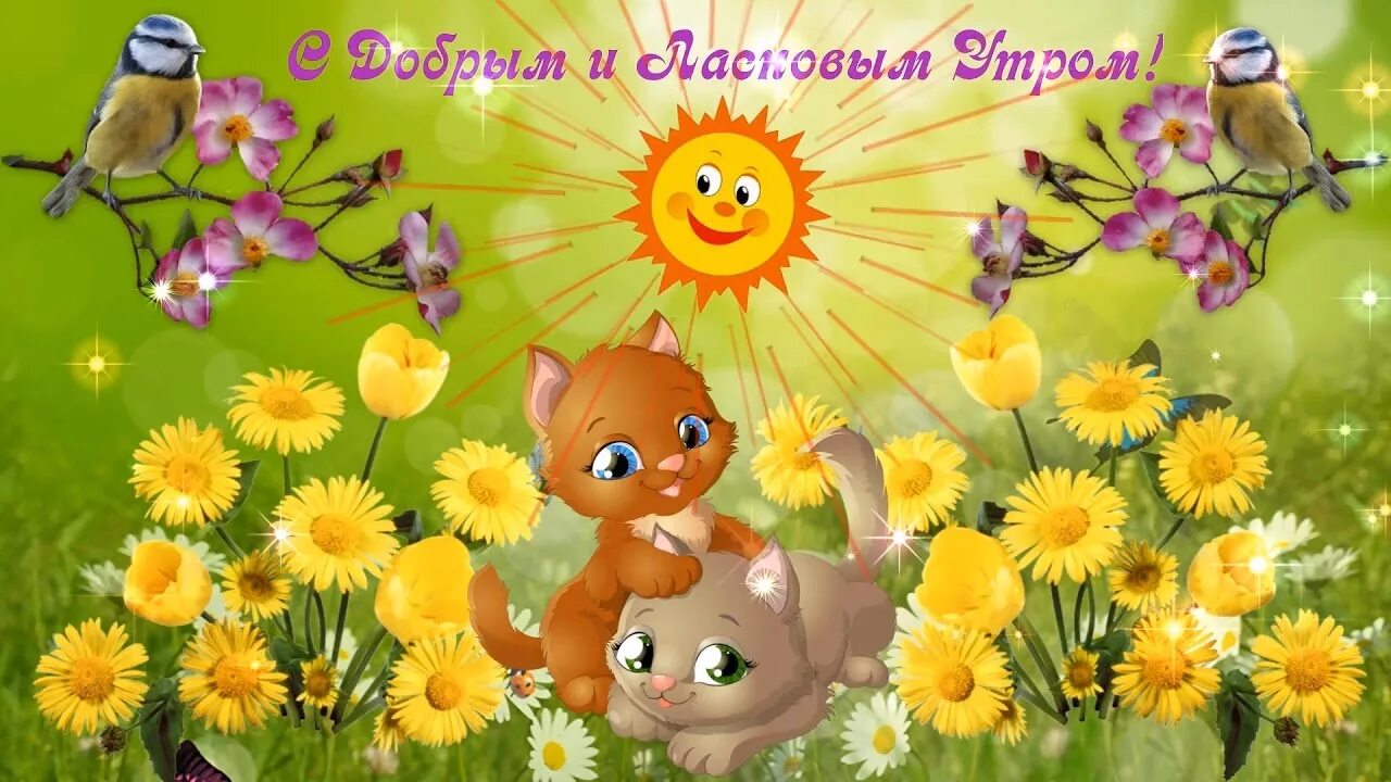 Картинка доброе утро хорошего дня дети С Добрым и Ласковым Утром! Красивое пожелание Доброго Утра от Женского Клуба ДИВ