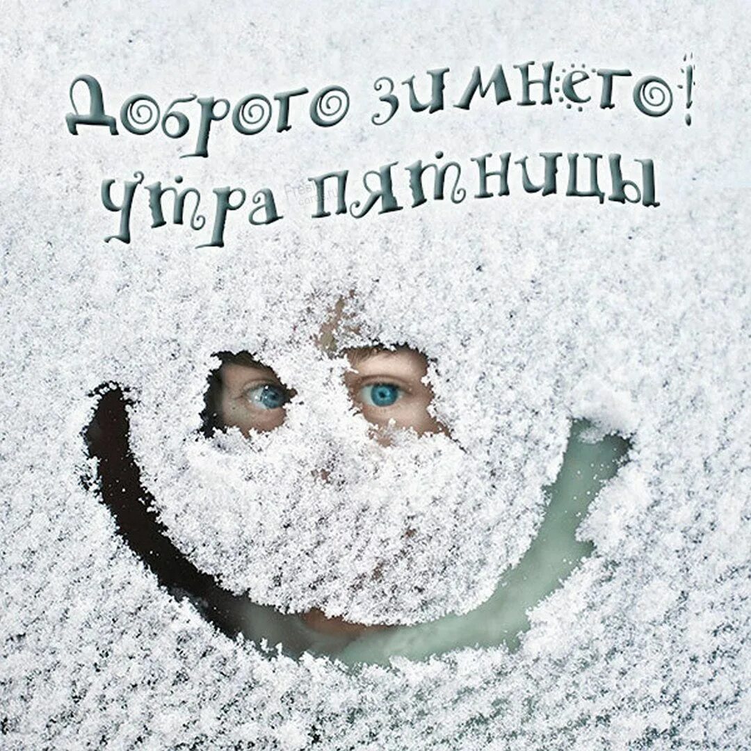 Картинка доброе утро прикольная позитивная зимняя Картинка Доброго зимнего утра пятницы Good morning, Poster, Funny