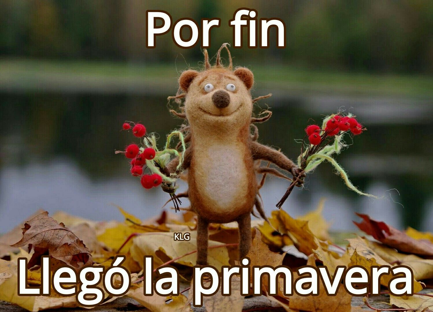 Картинка доброе утро прикольная женщине осенняя Por fin llegó la primavera Teddy bear, Animals, Good morning