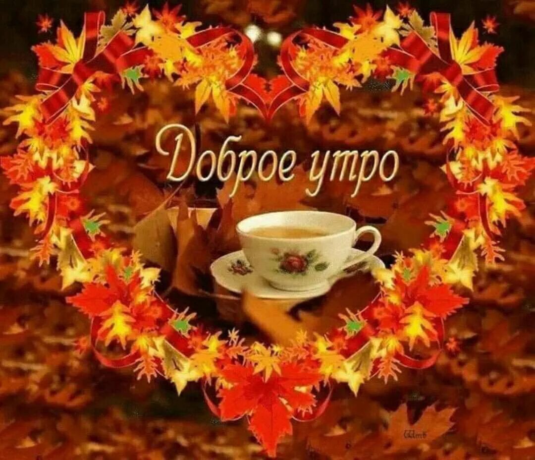 Картинка доброе утро с пожеланиями жизненными осенняя Открытки с добрым утром и днем осенние: найдено 77 изображений