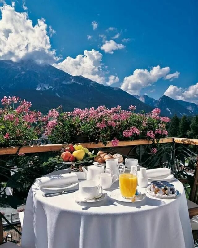 Картинка доброе утро с видами красивой природы Breakfast Ready Vacation, Winter vacation, Beautiful places