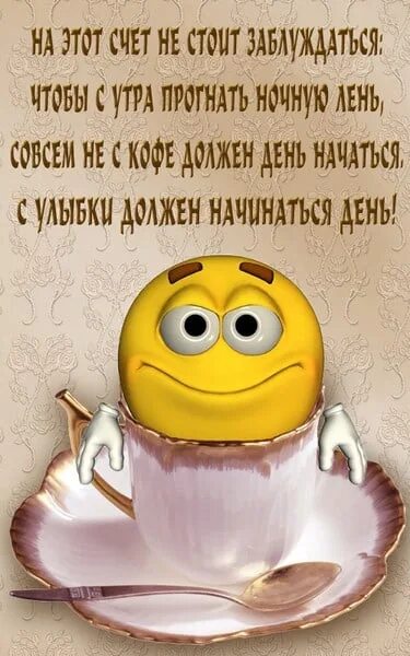 Картинка доброе утро смешная для поднятия настроения С понедельником! Хорошего дня! 2022 Женский Клуб ★ Любимый Златоуст ВКонтакте
