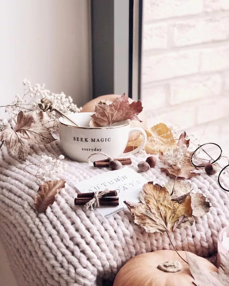 Картинка доброе утро стильная осенняя Marlene Thanks a Latte в Instagram: "A C U P O F M A G I C Good morning lovely p