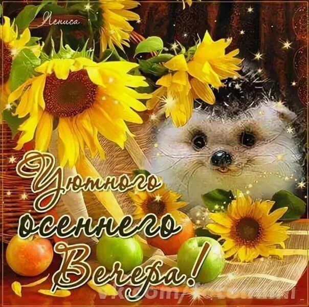 Картинка добрый вечер хорошего настроения осень Congratulation Friends ➡ https://vk.cc/cdLJeD 2022 ДОБРЫЙ ВЕЧЕР VK
