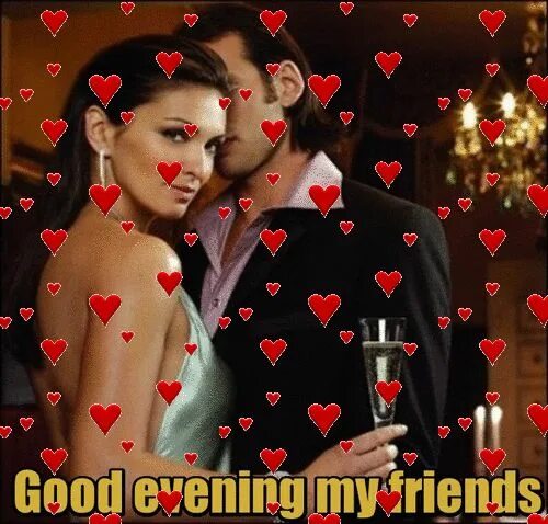 Картинка добрый вечер любовь description Good evening!