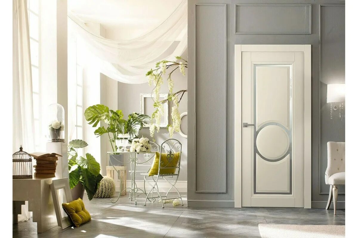 Картинка двери в интерьере Дверь Belwooddoors Аурум 3R Распашная Эмаль белый купить